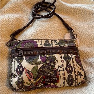 Sakroots Artist Circle Crossbody Bag new